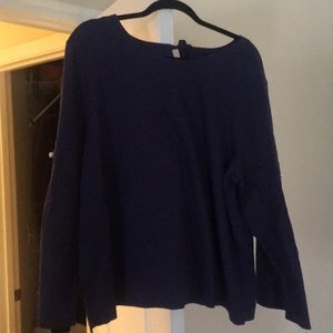 NWT Lane Bryant Navy top